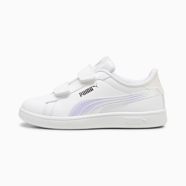 PUMA PUMA Smash 3.0 Holo 2.0 Sneakers Kids, White/Mauve Mist/Silver