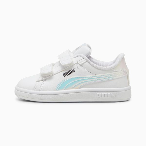 PUMA PUMA Smash 3.0 Holo 2.0 Sneakers Toddlers, White/Mauve Mist/Silver