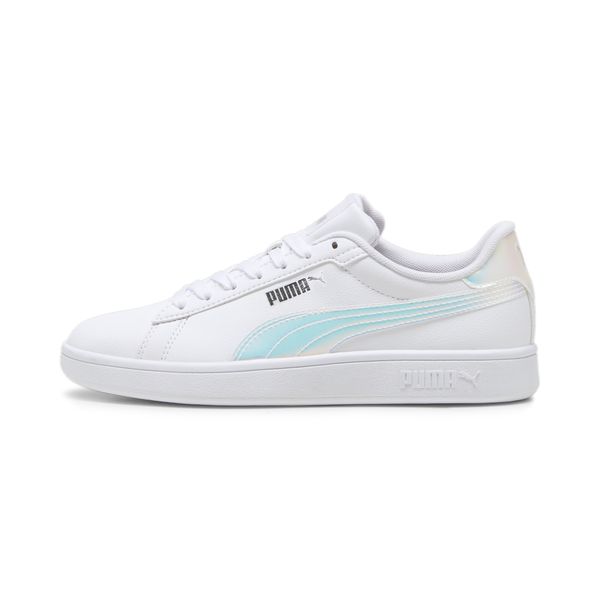 PUMA Puma Smash 3.0 Holo 2.0 Sneakers Youth, White, Size 37, Shoes