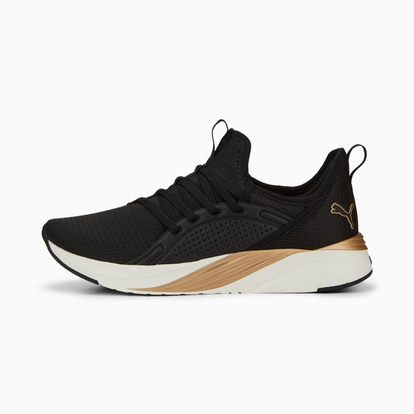 PUMA PUMA Soft Ride Sophia 2 Running Shoes Women, Black/Gold/Warm White