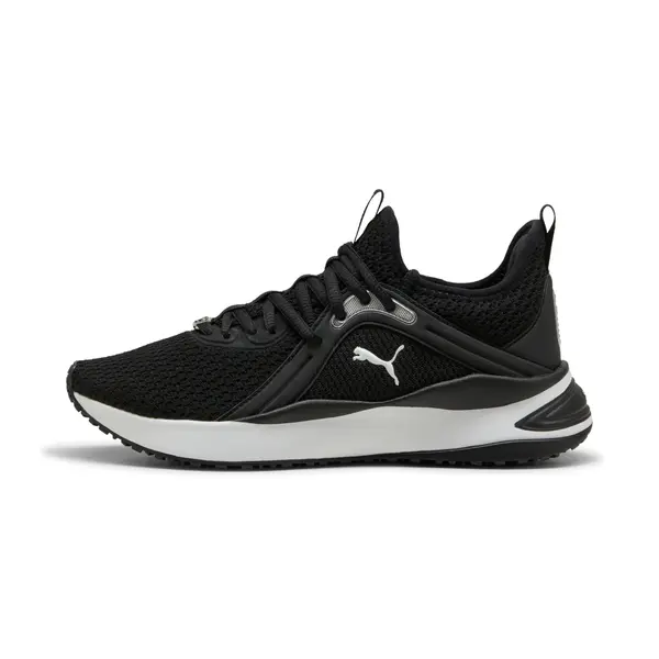 PUMA PUMA SOFTRIDE Karma Sneakers Women, Fitness, Black/White/Silver, 35.5