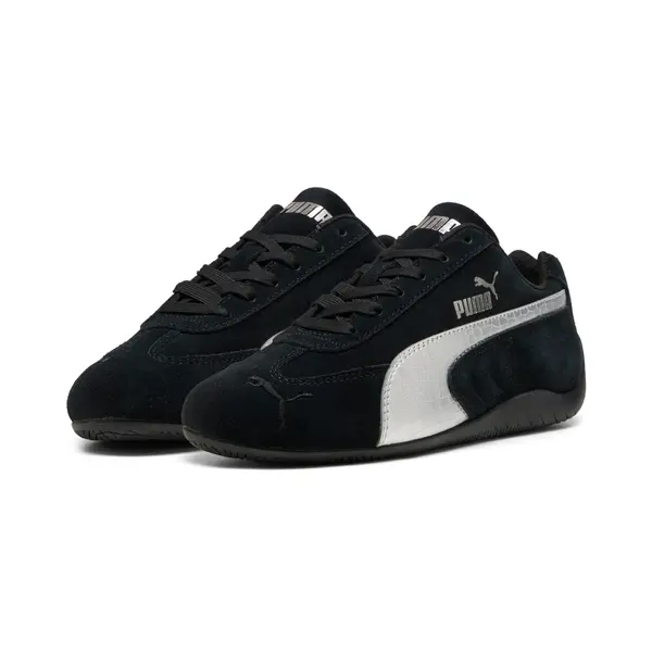 PUMA PUMA Speedcat Metallic Safari Sneakers Youth, Kids, Black/Silver, 35.5