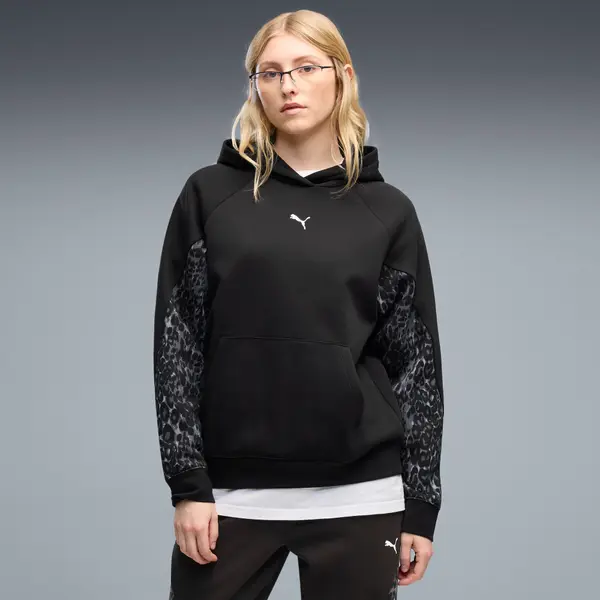 PUMA PUMA Sport Animal Fleece Hoodie Women, Clothing, Black, S