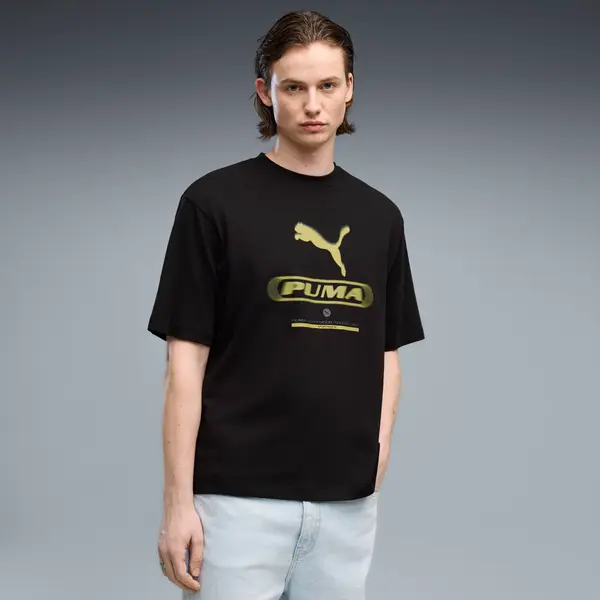 PUMA PUMA Sport Boxy Street Graphic Tee Men, Clothing, Black, S