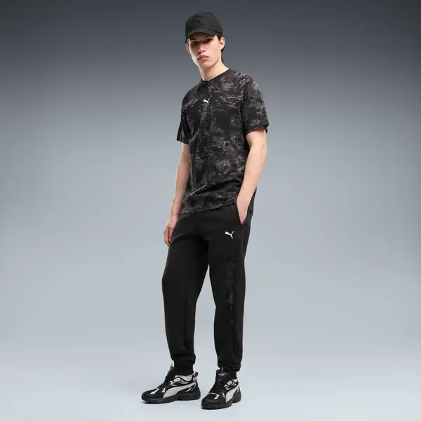 PUMA PUMA Sport Camo Fleece Sweatpants Men, Clothing, Black, S