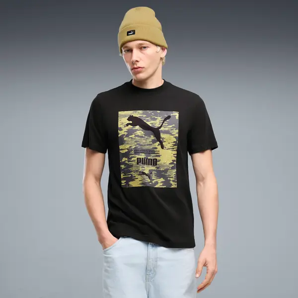 PUMA PUMA Sport Camo Graphic Tee Men, Men, Black, S