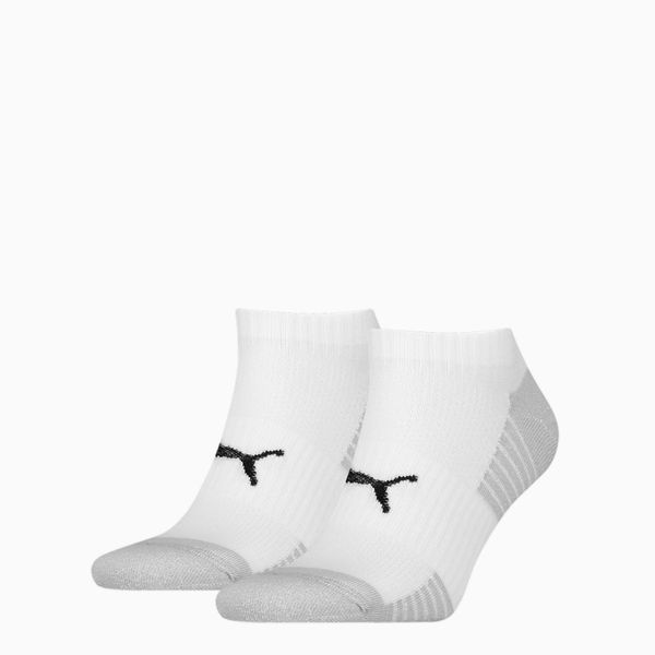 PUMA PUMA Sport Cushioned Sneaker Socks 2 Pack, White