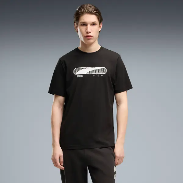 PUMA PUMA Sport Logo Play Tee Men, Men, Black, S