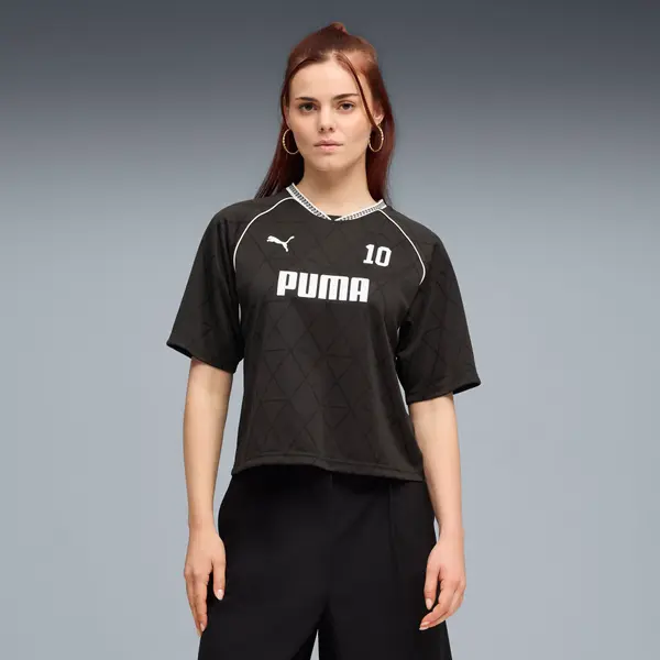 PUMA PUMA Sport Relaxed Jersey Women, Women, Black, S