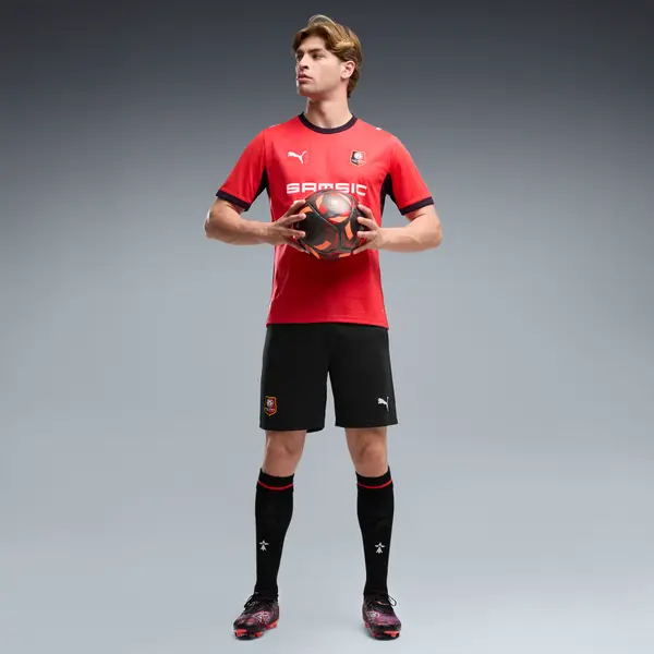 PUMA PUMA Stade Rennais 26/27 Shorts Men, Clothing, Black/Red, S