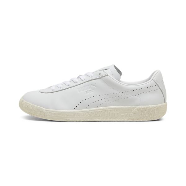 PUMA Puma Star Tumbled Sneakers Unisex, White, Size 37.5, Shoes