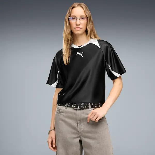 PUMA PUMA Street Relaxed Jersey Women, Women, Black, S