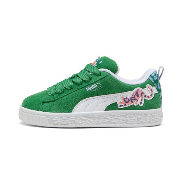 PUMA Puma Suede XL Cats Club Sneakers Kids, Green, Size 31, Shoes