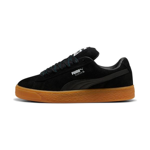 PUMA Puma Suede XL Flecked Unisex, Black, Size 42, Shoes