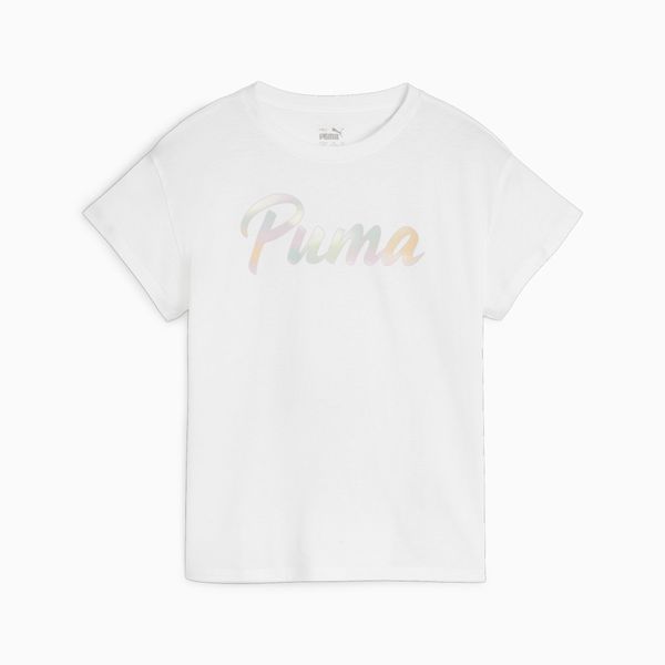 PUMA PUMA Summer Daze Kids' Boyfriend T-Shirt, White