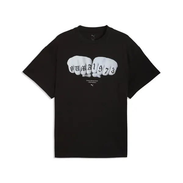 PUMA PUMA Swish N' Ink I Oversized Basketball Tee Men, Sports, Black, S