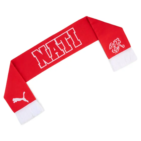 PUMA PUMA Switzerland ftblCulture Scarf, Football, Red/White, OSFA