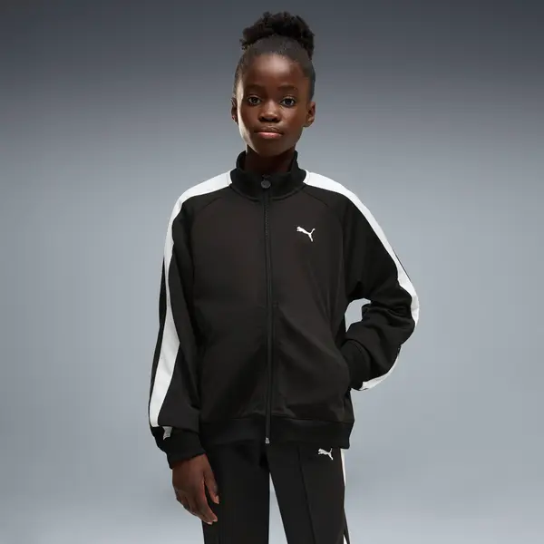 PUMA PUMA T7 ALWAYS ON Track Jacket Youth, Clothing, Black, 7-8Y
