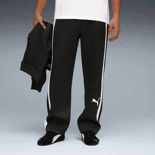 PUMA PUMA T7 Big Cat Track Pants Men, Clothing, Black, S