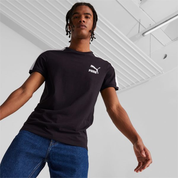 PUMA PUMA T7 Iconic T-Shirt Men, Black