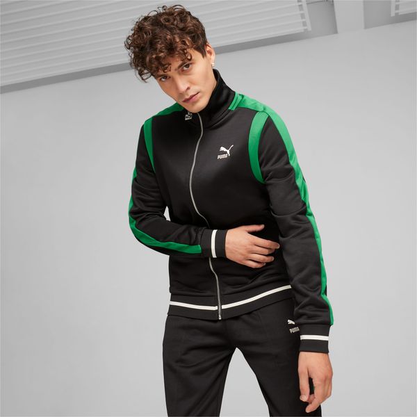 PUMA PUMA T7 Men's Track Jacket, Black