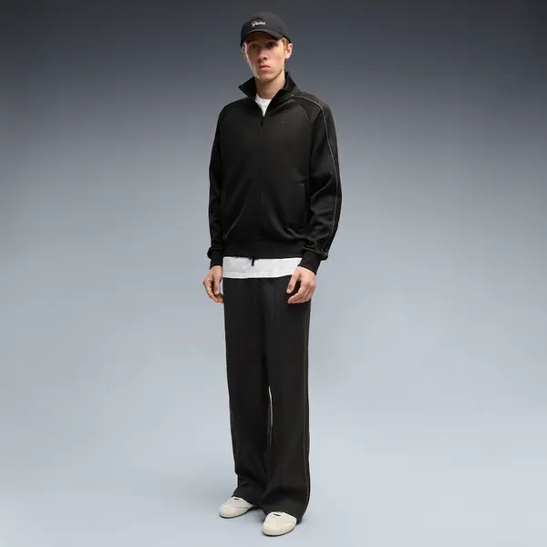 PUMA PUMA T7 Relaxed Track Pants Men, Clothing, Black, S