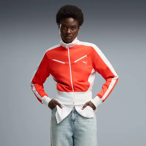 PUMA PUMA T7 Retro Track Jacket Women, Women, Red Flash, S