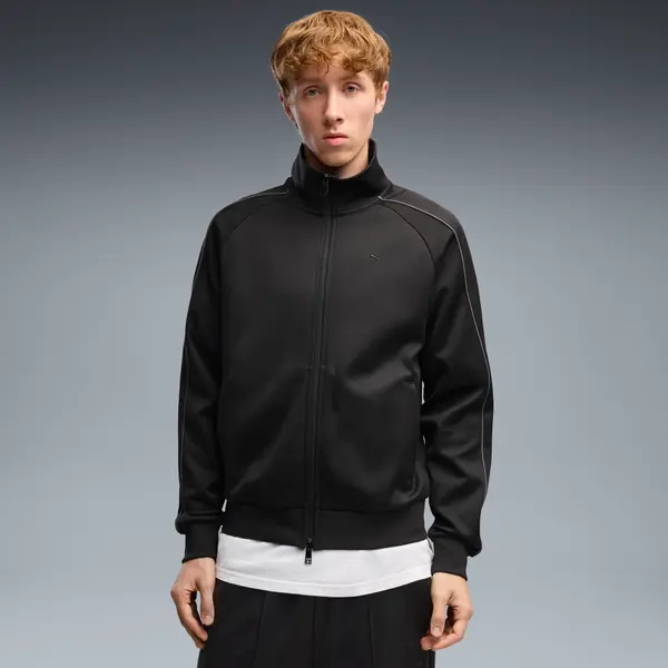 PUMA PUMA T7 Track Jacket Men, Clothing, Black, S