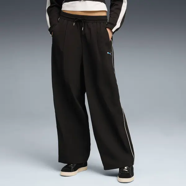 PUMA PUMA T7 Track Pants Women, Clothing, Black, S