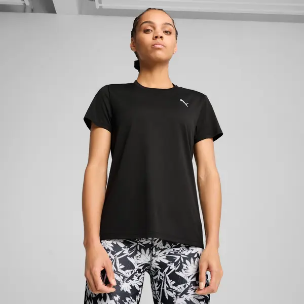 PUMA PUMA Train All Day Essentials Crew Tee Women, Clothing, Black, S