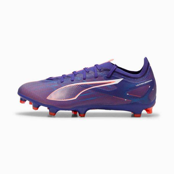 PUMA PUMA Ultra 5 Match FG/AG Football Boots, Lapis Lazuli/White/Sunset Glow