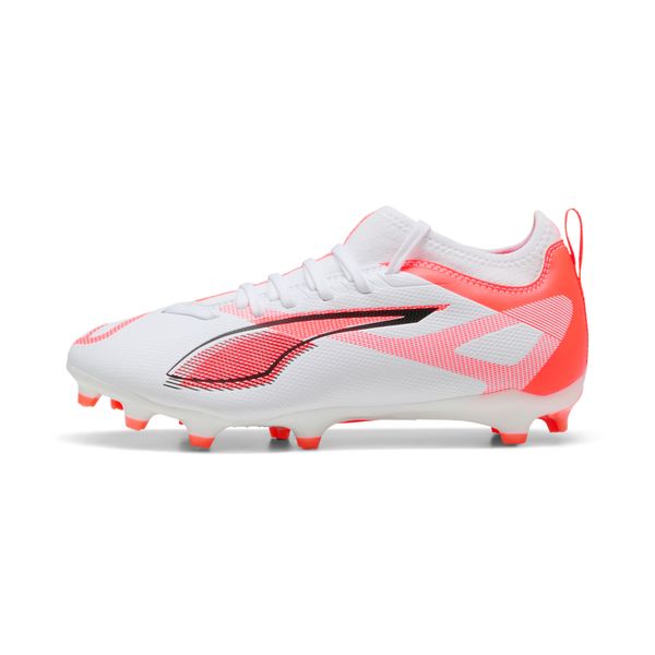 PUMA Puma ULTRA 5 MATCH FG/AG Football Boots Youth, White, Size 34.5, Shoes