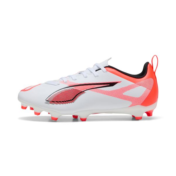 PUMA Puma ULTRA 5 PLAY FG/AG Football Boots Youth, White, Size 34, Shoes