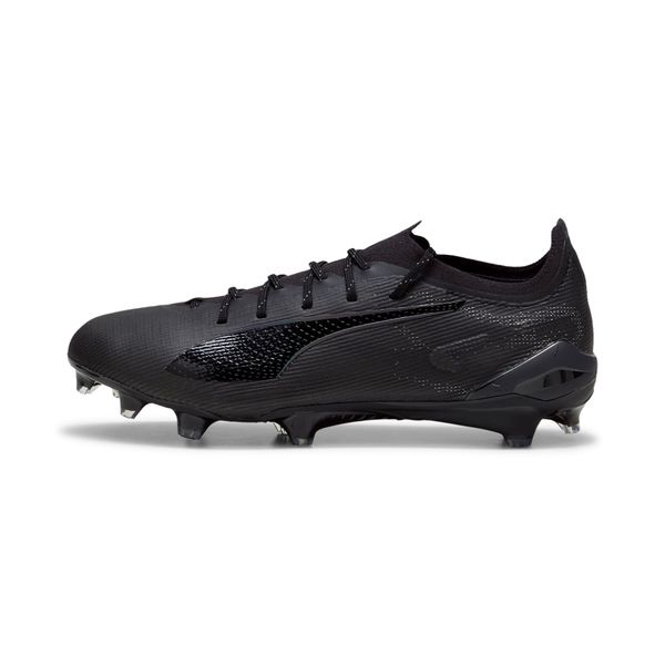 PUMA PUMA Ultra 5 Ultimate FG Football Boots, Black/Silver/Shadow Grey