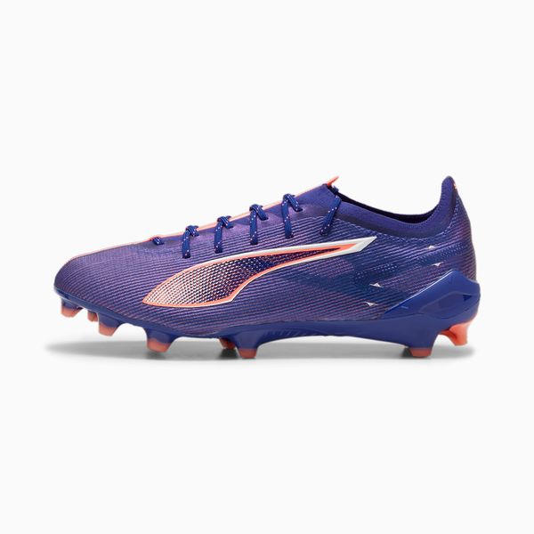 PUMA PUMA Ultra 5 Ultimate FG Football Boots, Lapis Lazuli/White/Sunset Glow