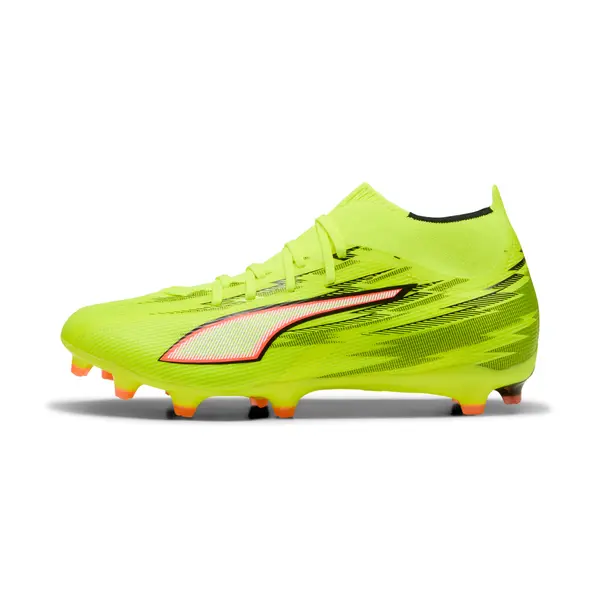 PUMA PUMA ULTRA 6 MATCH+ FG/AG Football Boots Unisex, Shoes, Yellow Alert/Black/Glowing Red, 44
