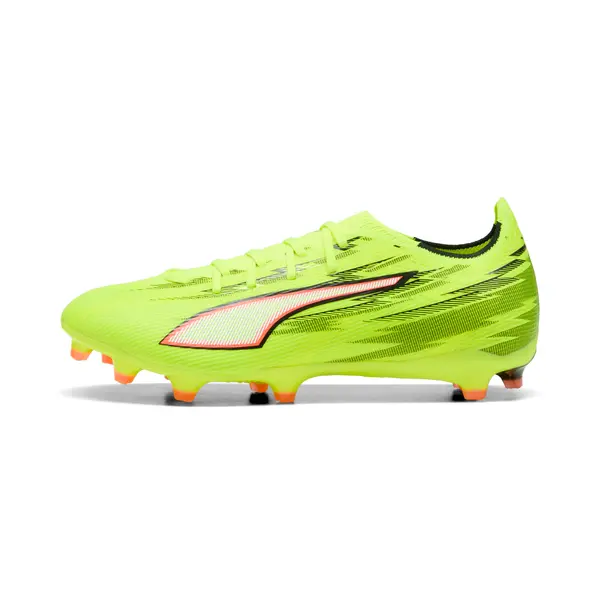 PUMA PUMA ULTRA 6 MATCH FG/AG Football Boots Unisex, Shoes, Yellow Alert/Black/Glowing Red, 44