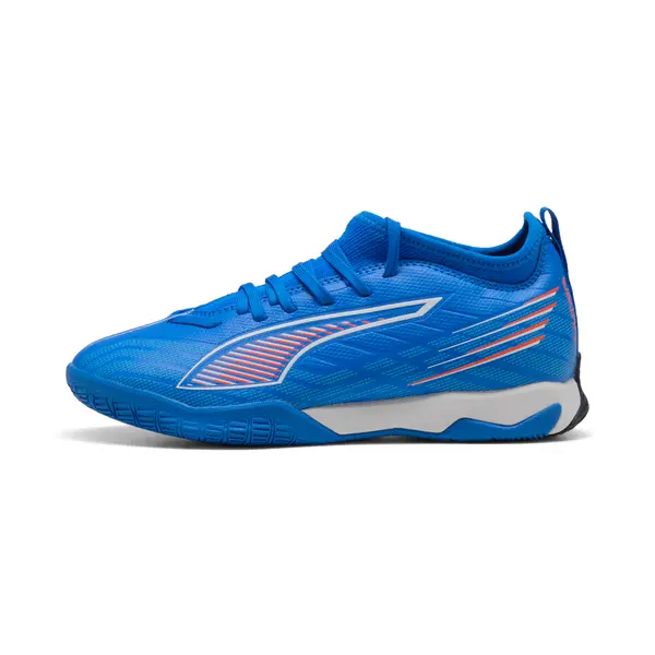 PUMA PUMA ULTRA 6 MATCH Mid Futsal Boots Youth, Shoes, Ultra Blue/White/Glowing Red, 33