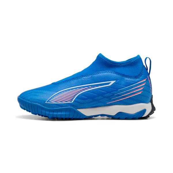 PUMA PUMA ULTRA 6 MATCH+ TT Laceless Football Boots Youth, Shoes, Ultra Blue/White/Glowing Red, 33