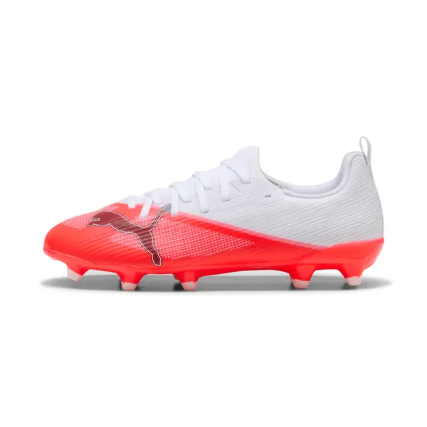 PUMA PUMA ULTRA 7 MATCH FG/AG Football Boots Youth, Shoes, Ultra Red/Black/White, 29