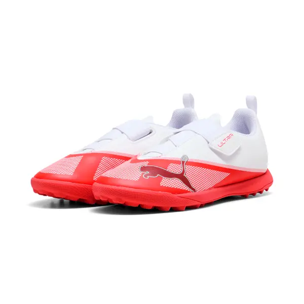 PUMA PUMA ULTRA 7 PLAY TT Football Boots Kids, Age, Ultra Red/Black/White, 29