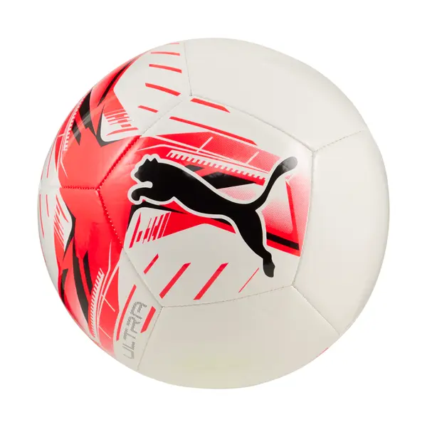PUMA PUMA ULTRA Graphic Ball, Shop, White/Ultra Red/Black, 3