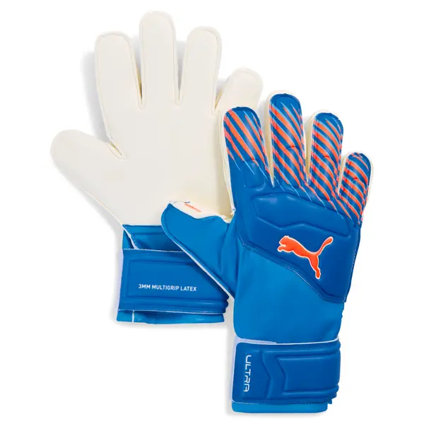 PUMA PUMA ULTRA Match Protect Goalkeeper Gloves Youth, Accessories, Ultra Blue/Glowing Red, 4