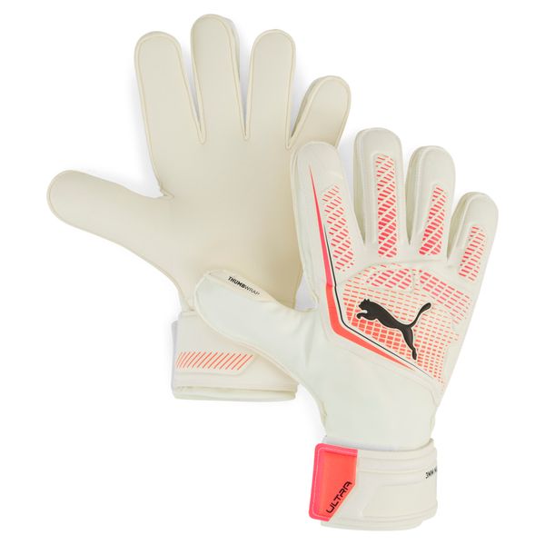 PUMA Puma ULTRA MATCH PROTECT RC Goalkeeper Gloves, White, Size 8, Accessories