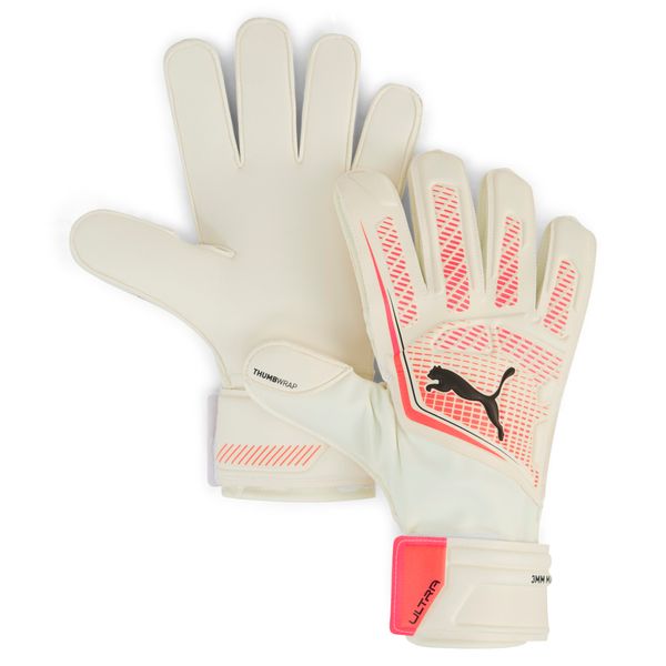 PUMA Puma ULTRA MATCH RC Goalkeeper Gloves, White, Size 7, Accessories