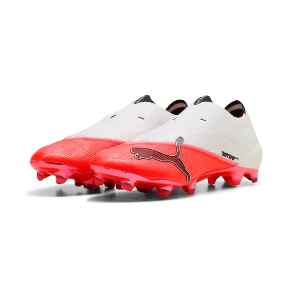 PUMA PUMA ULTRA NITRO™ 7 ULTIMATE FG Laceless Football Boots Unisex, Sport, Ultra Red/Black/White, 44