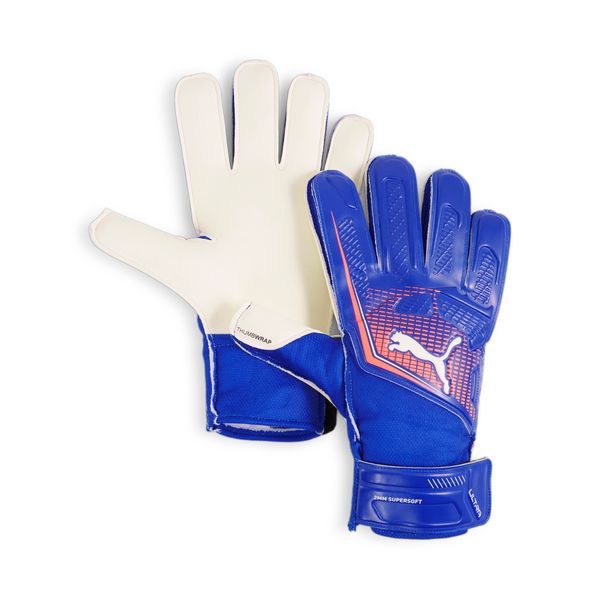 PUMA Puma ULTRA PLAY RC Goalkeeper Gloves, Blue, Size 11, Accessories