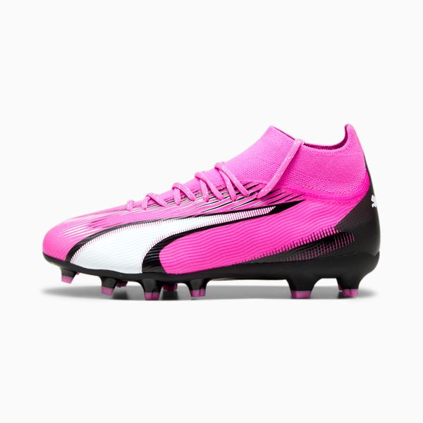 PUMA PUMA Ultra Pro FG/AG Youth Football Boots, Poison Pink/White/Black