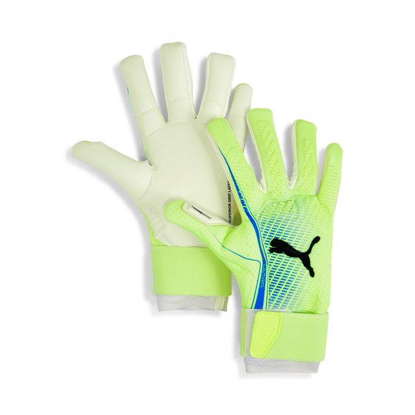 PUMA Puma ULTRA ULTIMATE Hybrid Goalkeeper Gloves, Yellow, Size 10, Accessories