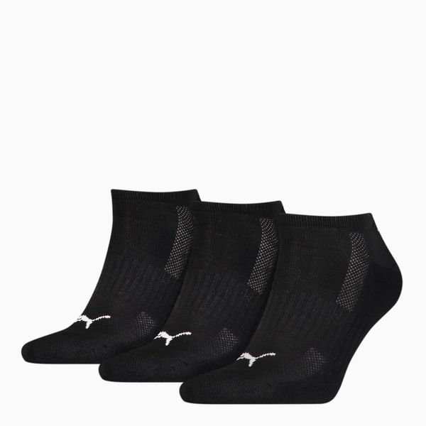PUMA PUMA Unisex Cushioned Sneaker Trainer Socks 3 Pack, Black